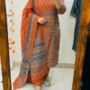 Pure Cotton Jaipuri Hand Block Print Kurti Pant Set with Cotton Dupatta | Hand Mirror Work Festive 3-Piece Suit - Image 17