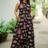 Pure Cotton Pichwai Print Kurti Palazzo Set with Pockets