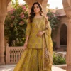Pure Cotton Printed Gopi Style Kurti Skirt Set With Dupatta - Image 12