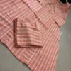 Pure Cotton Striped A-Line Kurti Pant Set | Formal Office Wear Long Kurta with Palazzo Trousers (M–3XL) - Image 5
