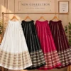 Pure Heavy 52 Pick Rayon Cotton Chaniya Choli with 6 Meter Flare & Gota Patti Lace Border - Image 3