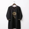 Pure Mal Cotton Embroidered Short Kurti for Women | Floral Thread Work Daily Wear Tunic Top - Image 5
