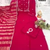 Pure Mul Chanderi Handwork Kurta Set with Zari Stripe Dupatta – Ambika Festive Collection - Image 2