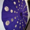 Pure Rayon Cotton Surya Skirt with 6 Meter Flare – Gold Polka Dot Navratri Chaniya Choli Set - Image 3