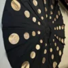 Pure Rayon Cotton Surya Skirt with 6 Meter Flare – Gold Polka Dot Navratri Chaniya Choli Set - Image 4