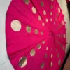 Pure Rayon Cotton Surya Skirt with 6 Meter Flare – Gold Polka Dot Navratri Chaniya Choli Set - Image 5