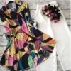 Rayon Printed Shirt Kurti Set  Stretchable Lycra Palazzo