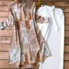 Rayon Printed Shirt Kurti Set  Stretchable Lycra Palazzo - Image 10
