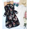 Rayon Printed Shirt Kurti Set  Stretchable Lycra Palazzo - Image 15