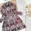 Rayon Printed Shirt Kurti Set  Stretchable Lycra Palazzo - Image 18