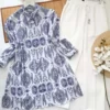 Rayon Printed Shirt Kurti Set  Stretchable Lycra Palazzo - Image 19