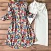 Rayon Printed Shirt Kurti Set  Stretchable Lycra Palazzo - Image 29