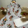 Rayon Printed Shirt Kurti Set  Stretchable Lycra Palazzo - Image 30