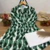 Rayon Printed Shirt Kurti Set  Stretchable Lycra Palazzo - Image 33