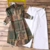 Rayon Printed Shirt Kurti Set  Stretchable Lycra Palazzo - Image 9