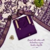 Ready-to-Wear Mangalagiri Butti Silk Cotton Kurta Pant Set with Authentic Kalamkari Dupatta - Image 14