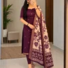 Ready-to-Wear Mangalagiri Butti Silk Cotton Kurta Pant Set with Authentic Kalamkari Dupatta - Image 18