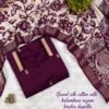 Ready-to-Wear Mangalagiri Butti Silk Cotton Kurta Pant Set with Authentic Kalamkari Dupatta - Image 4