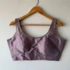 Readymade Padded Satin Silk Saree Blouse with Wide Strap Sleeveless Neckline in Multi-Color Pastel Shades - Image 26