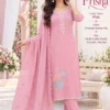 Roman Silk Straight Kurti with Pant & Dupatta Set | Floral Resham Embroidery Festive Ethnic Suit - Image 5