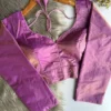 Sabyasachi Style Sweetheart Neck Full Sleeve Readymade Blouse – Padded Space Silk Saree Blouse - Image 14