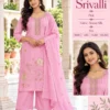 Srivalli Mul Chanderi Embroidered Kurta Pant Set with Dupatta – Festive Beadwork 3-Piece Ethnic Suit - Image 4