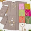 Srivalli Mul Chanderi Embroidered Kurta Pant Set with Dupatta – Festive Beadwork 3-Piece Ethnic Suit - Image 6