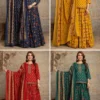 Traditional Gopi Style Cotton Flared Skirt Top 3-Piece Set - Image 3