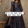 Traditional Gopi Style Cotton Flared Skirt Top 3-Piece Set - Image 6