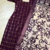 Traditional Zari Check Weaving Silk Cotton Kurti with Chennuri Silk Kalamkari Dupatta Set (S–5XL) - Image 15