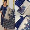 Traditional Zari Check Weaving Silk Cotton Kurti with Chennuri Silk Kalamkari Dupatta Set (S–5XL) - Image 9