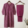 Wholesale Jaipuri Discharge Print Cotton Kurti Pant Set (Sizes S–4XL) – Pocket Kurti & Miyani Comfort Fit Trouser - Image 14