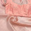 Wholesale Pure Organza Silk Saree with Zardozi Work Raw Silk Blouse | Scallop Cutwork Border Saree Manufacturer - Image 13