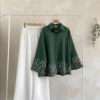 Women's Designer Embroidered Shirt with Stretchable Palazzo Set - Image 13