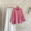 Women's Designer Embroidered Shirt with Stretchable Palazzo Set - Image 15