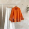 Women's Designer Embroidered Shirt with Stretchable Palazzo Set - Image 2